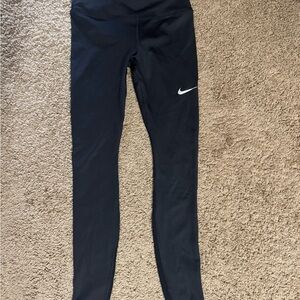 Nike Black Leggings with White Logo